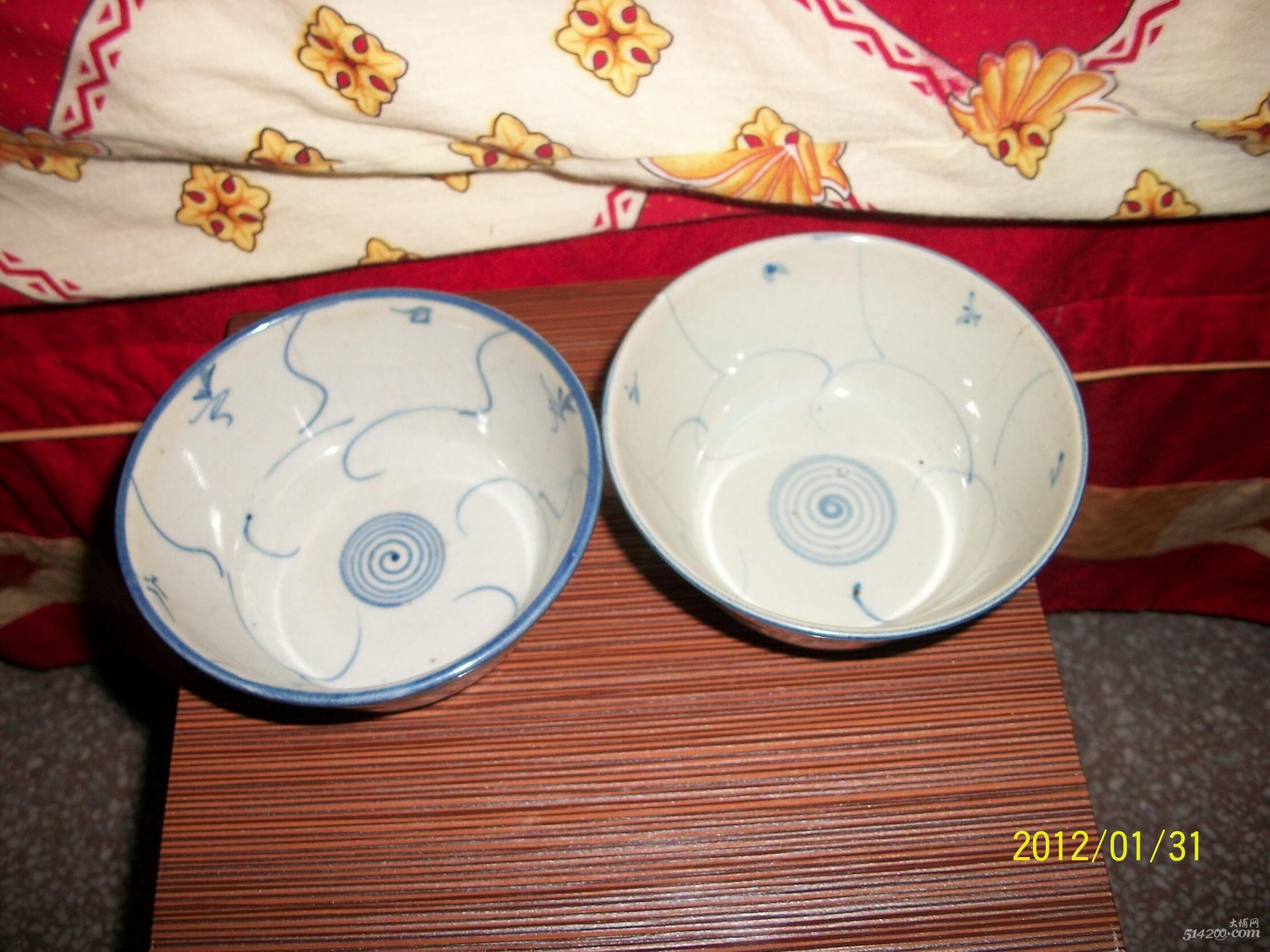 我家收藏的五六十年代出产的高陂碗