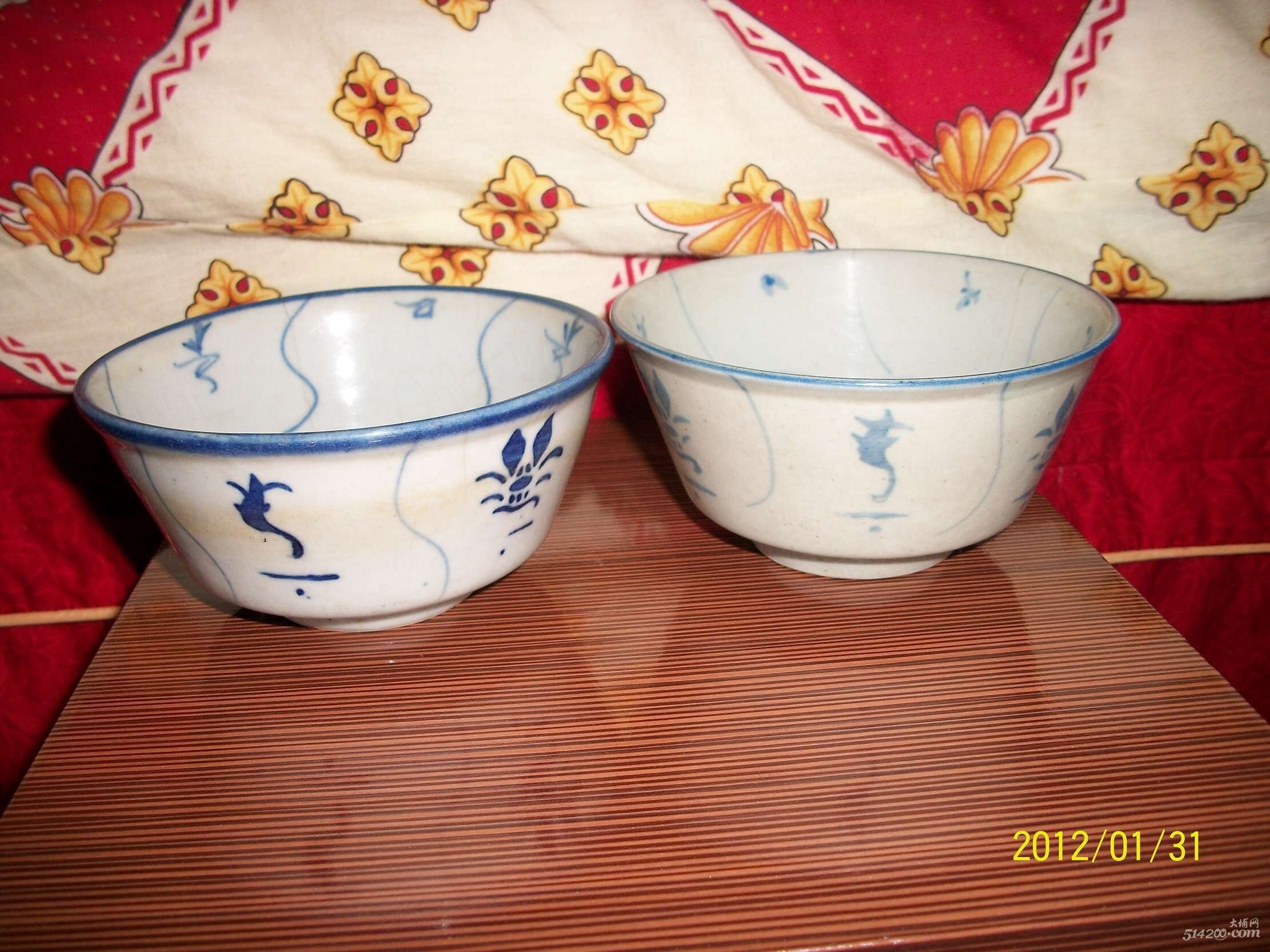 我家收藏的五六十年代出产的高陂碗